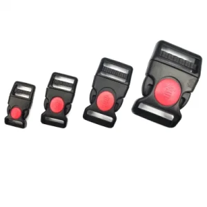 Manufacturers Direct Supply 15~38mm Pet Collar Red DOT Lock Arrow Switch Sliding Lock Latch Helmet Buckle Wholesale
