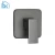 Import Matte black luxury 3 functionbrass square shower in wall set  Bathroom Hotel Shower mixer from China