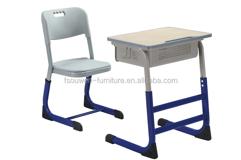 Mdf Table and Chair Ergonomic Children Study Desks and Chair Hot Selling School student furniture