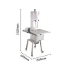 Meat Processing Factory Special Electric Meat And Bone Sawing Machine Cutting Cattle Slaughter And Cutting Machine