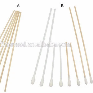 medical disposable wooden Cotton Bud