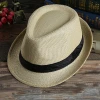 Men&#39;s summer sun couple hat ladies sunscreen beach hat parent-child straw hat