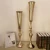 Import Metal Fiberglass Trumpet Popular Vase Table Centerpiece Flower Holder Wedding Envents Vase from China