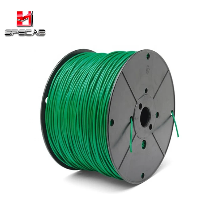 Metal Mesh braiding Safety Cable PE insulation single core Boundary Wire For Husqvarna/ Gardena Robotic Lawn Mower Wire