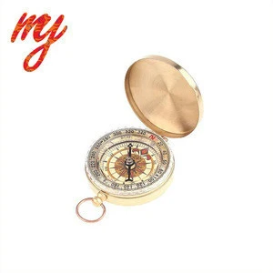 Metal Small Magnetic Compass with Key Chain