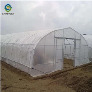 Mini single-span tunnel greenhouse agricultural plastic products other greenhouses