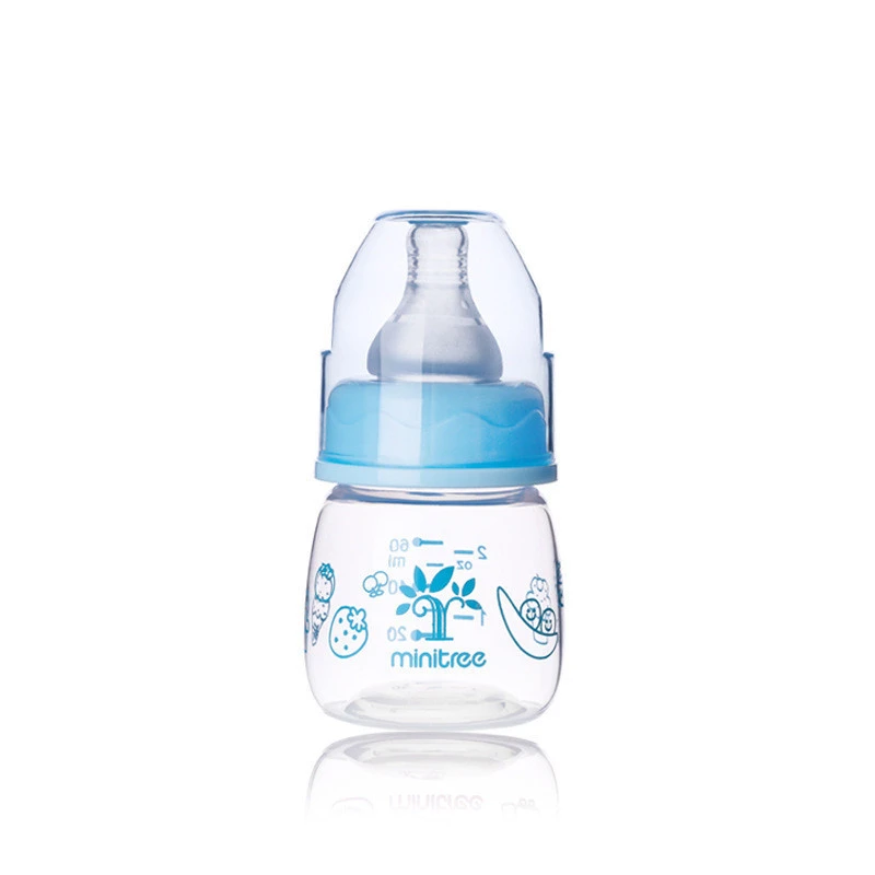 Minitree 60ml PP BPA free Fruit juice  bottle wholesale baby nursing bottle china baby products factory cute design