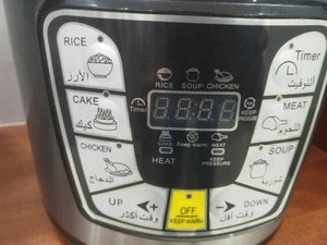 model No. HF-10 model 6L 6quart instant function pot 1000W ETL CE CB GCC pressure cooker