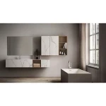 Modern Bathroom Vanity Solid Wood Bathroom Cabinet White Bathroom Cabinets