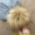 Import Modern faux raccoon fur for beanie fake ball decoration faux fur pom poms from China