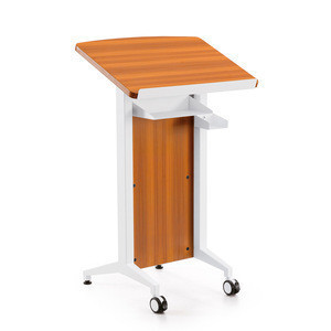 Buy Modern Metal Steel Letctern With Stable Metal Base Mobile Rostrum ...