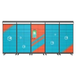 Modern outdoor intelligent parcel locker electronic lock express delivery locker RFID storage locker