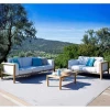 Modern teak garden chair furniture sets outdoor curved sofa set patio sofa furniture beach sofa chair