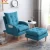 Import Modern Upholstery Fabric Accent Wood Legs Bean Bag Lounge Chair for Living room from China