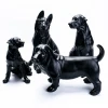 modern western home  wedding decoration ornaments miniature resin dog