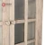 Import Modern wooden bookcase brown storage mdf book shelf with glass doors from China