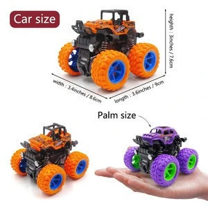 Monster Trucks Toys, Monster Friction Powered Truck Vehicles Big Tire Wheel Car