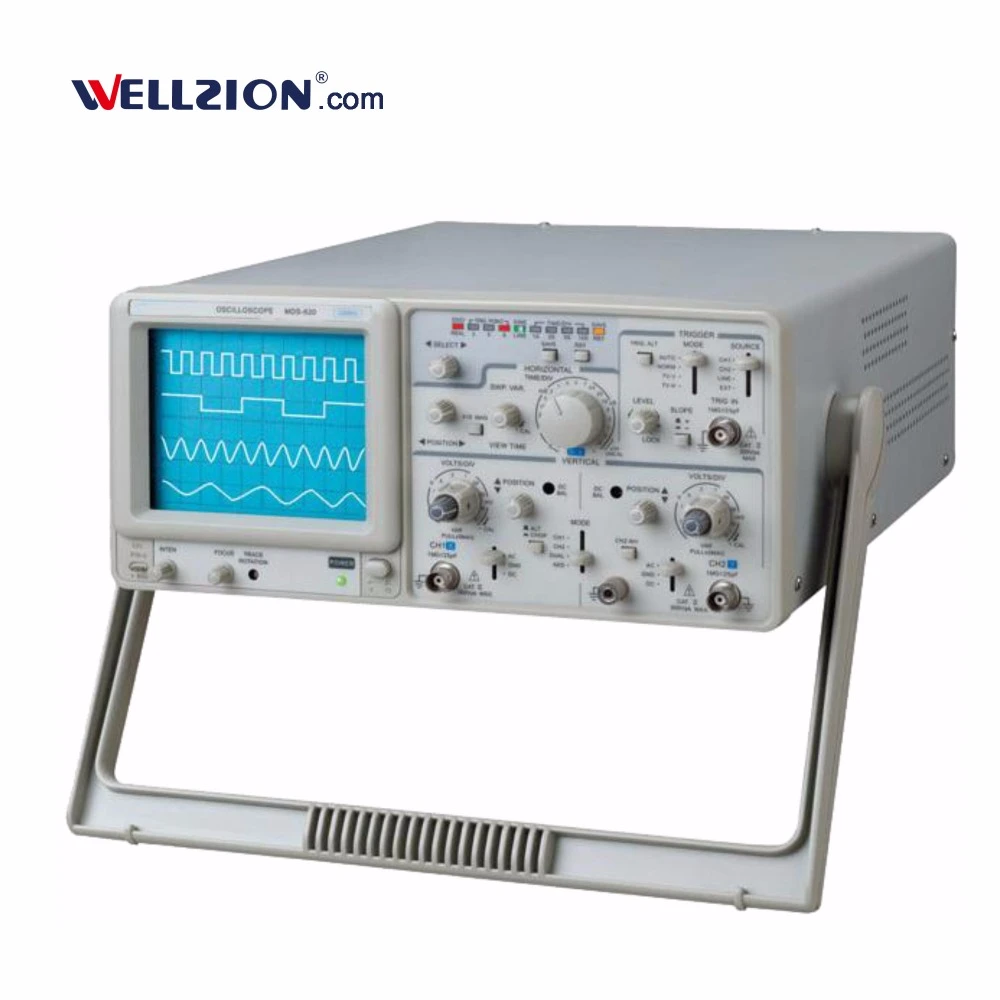 MOS-620CH,20MHz Dual Channel ALT Triggering Analog Oscilloscope