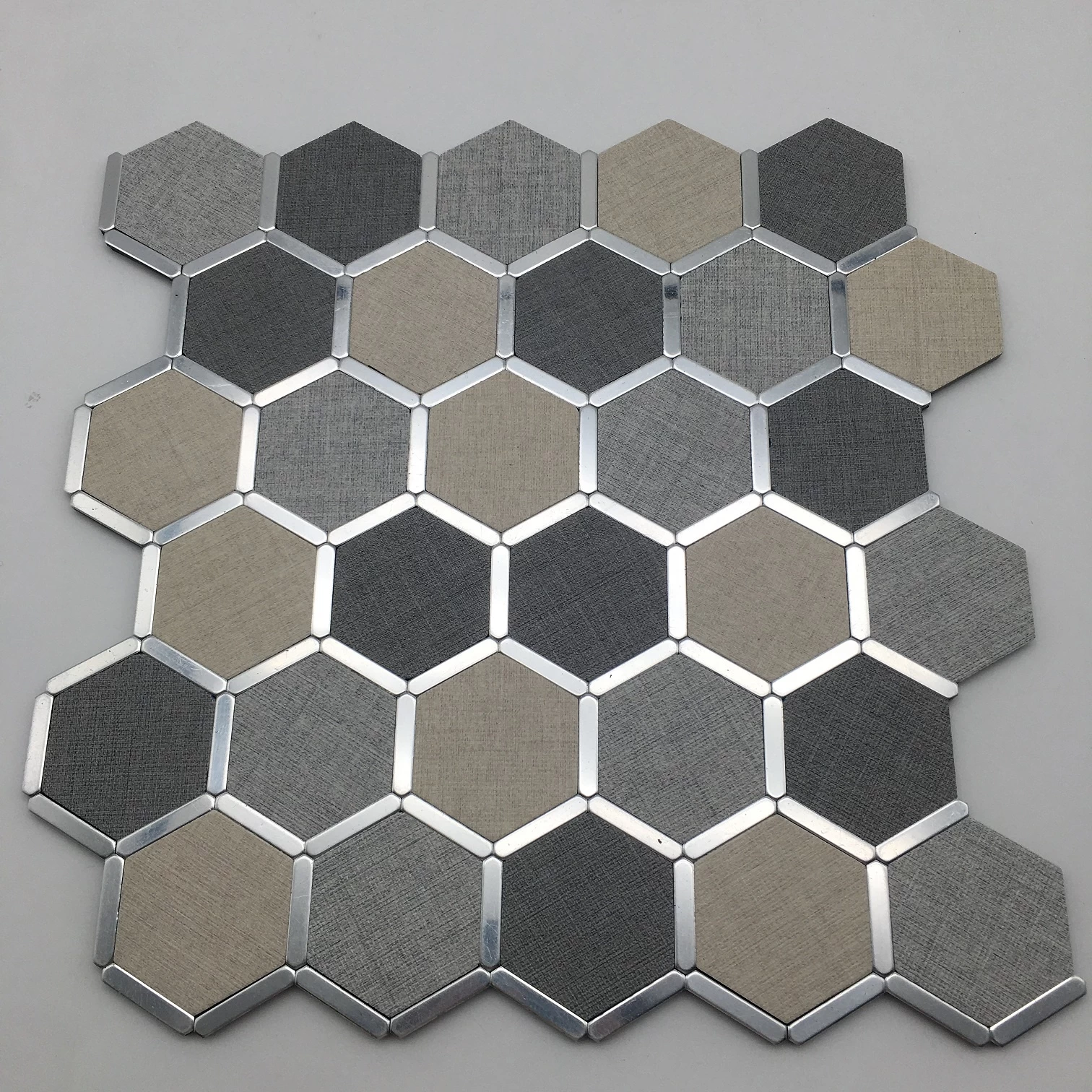 Mosaic Wall Tile Peel and Stick Self adhesive Backsplash hexagon Kitchen Bathroom Home Wall Sticker mosaic