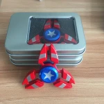 Most Popular Fidget Toys Metal Superman Batman Finger Spinner Toy