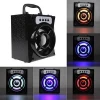 MS-132BT Mini Portable Wireless Bluetooth Square Speaker Support FM Radio LED Shinning TF/Micro SD Card Music Playing