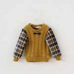 MS61845C kids cashmere thick boys sweater imported childrens clothing