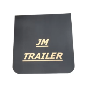 Mud flap mud guard with raised logo and printing for cargo truck