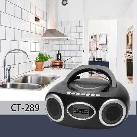 Multi band DAB PLL Radio with CD boom box Player low price CT-289