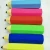 Import Multi color pen shaped silicone pencil case with zipper pencil bags for students from China