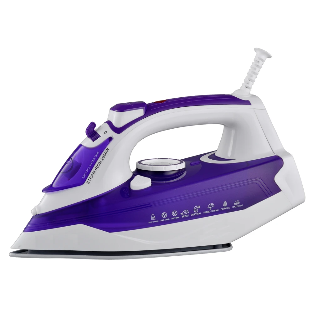 Multi-function 400ml Water Capacity 2300W big Selfcleaning Electric Steam Press Iron