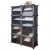 Import Multi Use Diy Plastic 12 Cube Shoe Rack Shoes Cabinet Rack Black With White Door from China