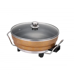 Multifunctional stainless steel steamer pot electric frying pan electric hot pot