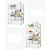 Import Multifunctional Trolley Shelf Living Room bedroom Metal 4-Tier Movable Folding Trolley Home Storage Kitchen Rack  With Wheel from China