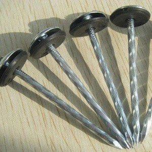 Nails Factory Free Sample 2 inch 2.5 inch Galvanized Umbrella Roofing Nails for sale/High quality galvanized roofing nails