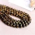 Import Natural Black Agate With Gold Buddhism Engraved Dzi Stone Bead from China