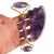 Import Natural Wrinkle Reduction Amethyst Jade Face Roller Jade Roller And Guasha Set from China