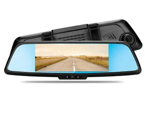 New 2017 factory wholesale dash cam 7.0"touch screen car black box 1080p FHD two lens car camera