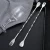 Import new 2019 trending product cocktail shaker spoon barware stir spoon stainless steel mixing spoon with fork from China