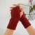 Import new 2020 twist patterns fingerless long gloves warm mittens knitted women gloves from China