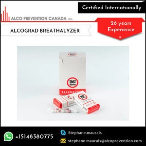 NEW ALCOGRAD, Disposable Breathalyzer, Breathalyzer Tester for Sale