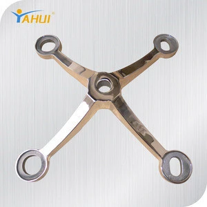 New arrival stainless steel spider for double glass fitting