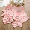 New body suits tops for ladies long sleeves 5t girls viscose pajamas 2 piece baby sleep suit