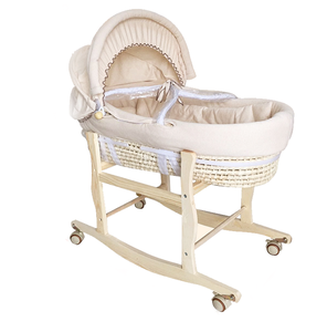 New Born baby Gift Basket Natural Baby Moses Basket Stand