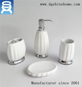 New Design Fashionable Ceramic Bathroom Accessories Hotel Bathroom Accessory set