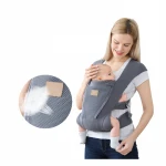 New design infant organic baby wraps ergonomic shoulder strap baby carrier sling wrap