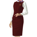 New design slim Airline uniforms workwears for airline stewardess