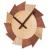 New Design Sun Flower shape Antique Custom Logo Wooden Wall Decorative Clock Wall Watch