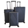 New design trolley luggage abs suitcase travel bags 3 pieces set luggage