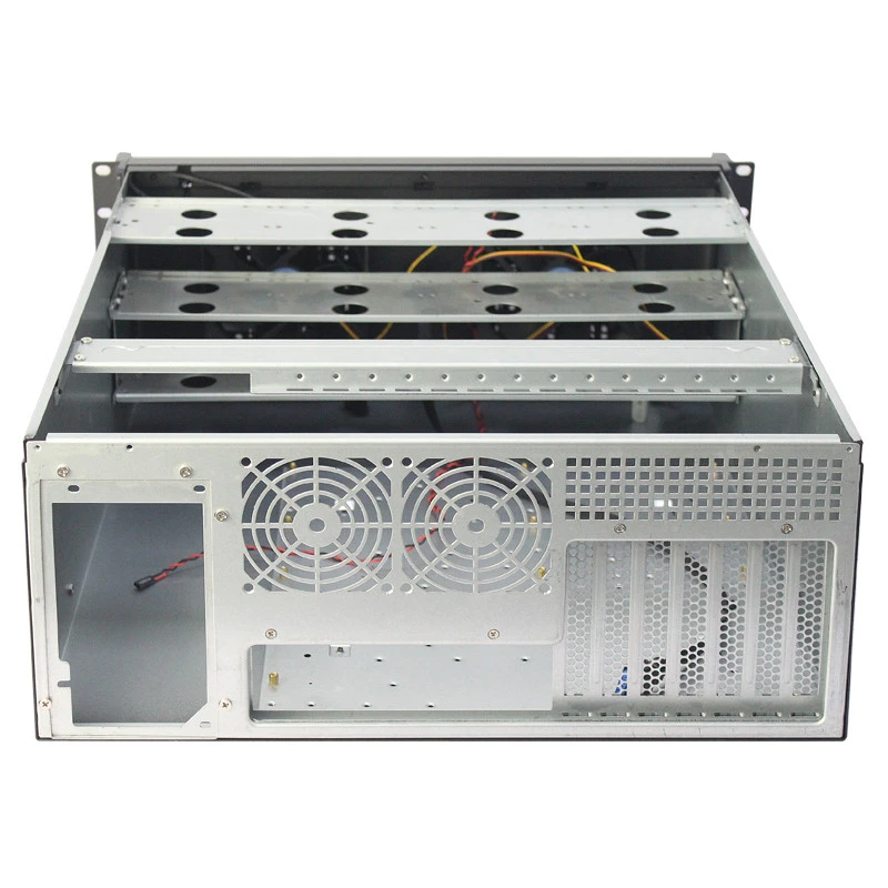 New model 19inch 4u rackmount server case 4U industrial chassis  for 12 HDD