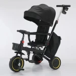 New Multi-functional Four-in-one Baby Tricycle with Rain Cover Children Kids Cycle Baby Carrier IN STOCK